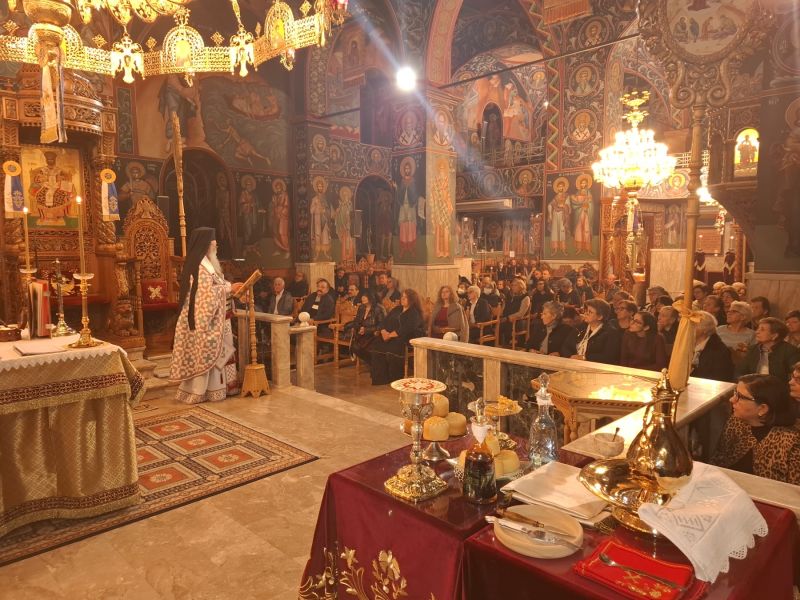 Η αρχαιοπρεπής Θεία Λειτουργία του Αγίου Ιακώβου Αδελφοθέου στη Δράμα